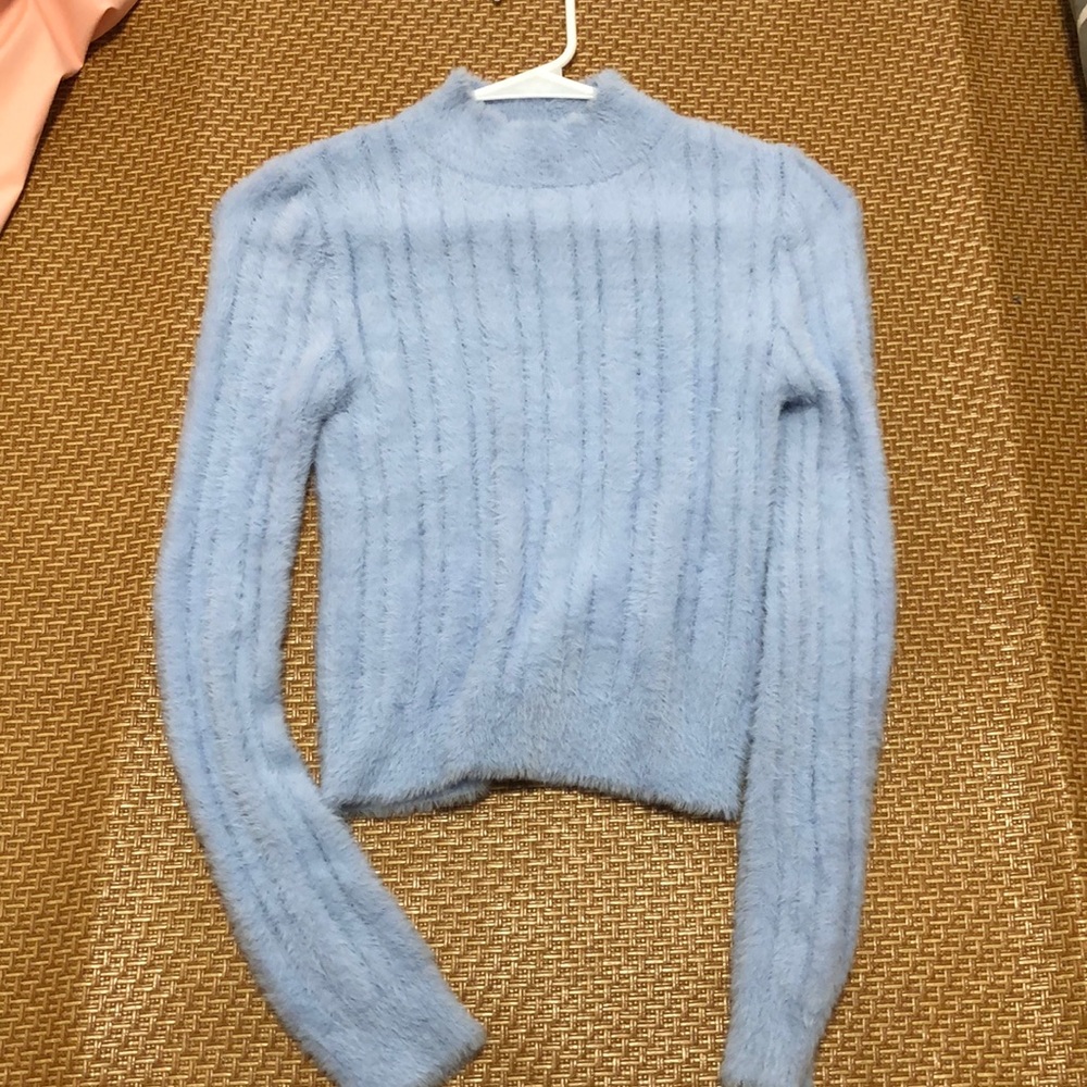 Forever 21 crew neck blue sweater